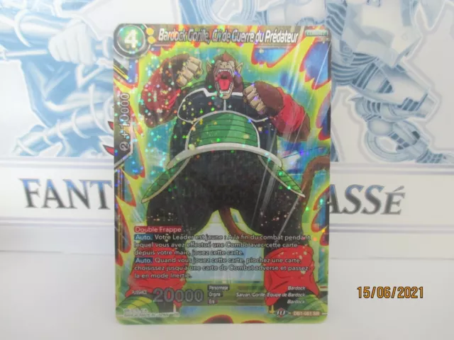 ♦Dragon Ball Super♦ Bardock Gorille, Cri de Guerre du Prédateur: DB1-061 SR -VF