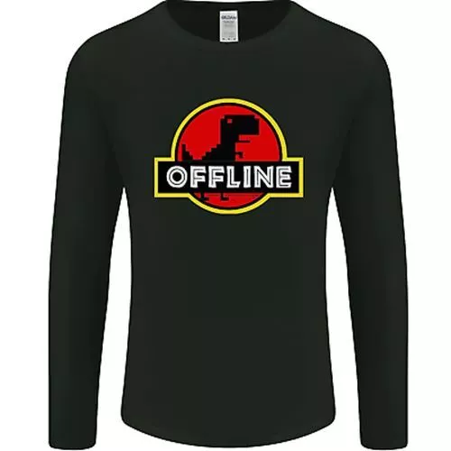 Offline Funny Gamer Gaming Mens Long Sleeve T-Shirt