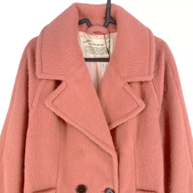 ODD Molly Pink Faux Fur Andrea Jacket Coat Size 3 / L 2