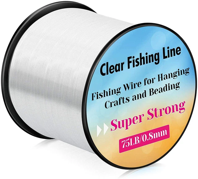 Strong Fishing Line Clear ,  Thick Fishing Wire 0.8Mm Invisible Ha