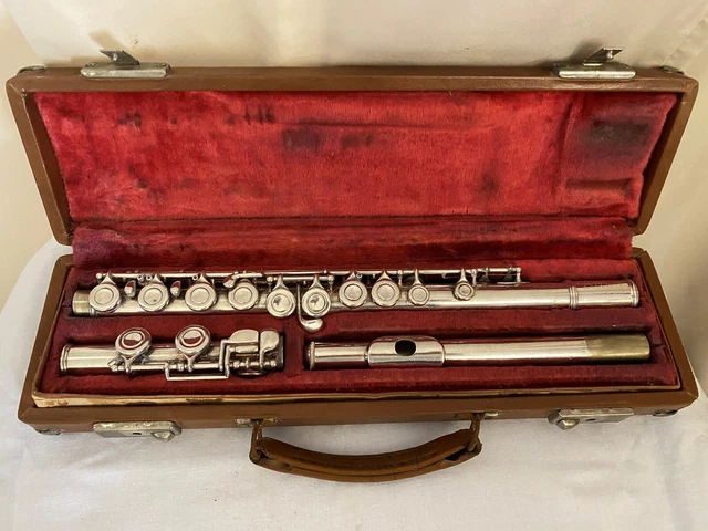 ARTLEY Nogales Vintage 60's-70's Flute Nickel Silver Plated 241472 ARTLEY Nogales Vintage 60's-70's Flute Nickel Silver Plated 241472