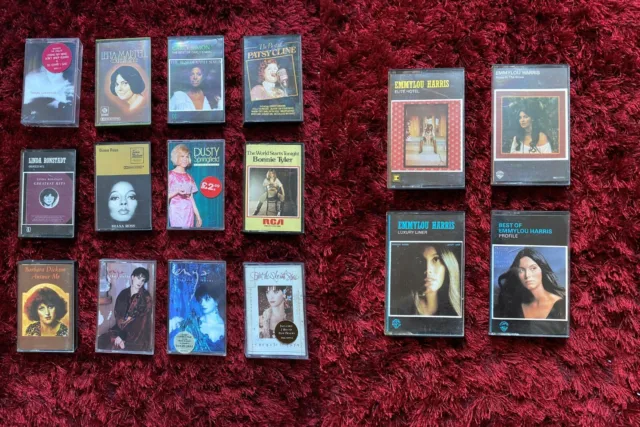 Job Lot - 16 x tape cassettes, all top female artists
