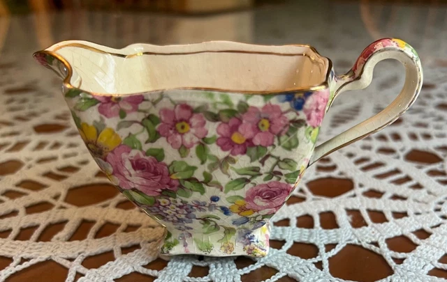 Royal Winton Grimwades 1930's Summertime Chintz Creamer  Ascot Shape