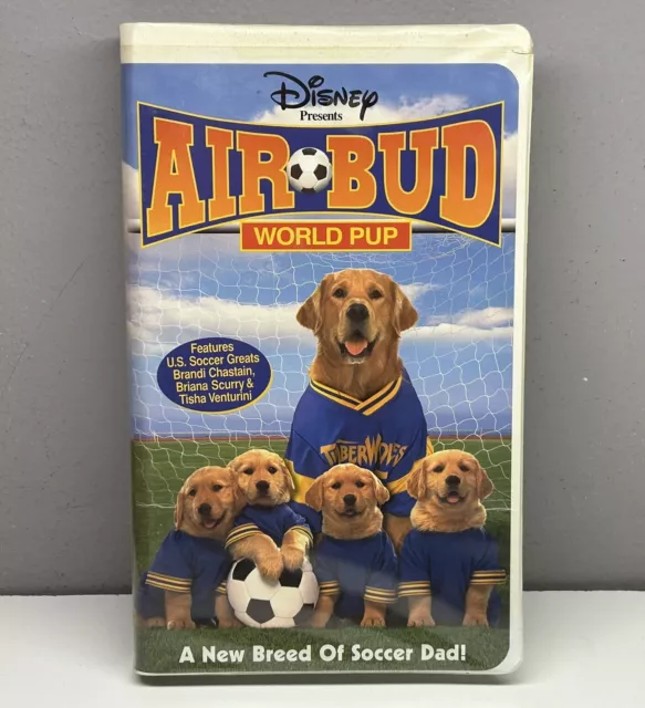 Disney Air Bud 3 World Pup VHS Video Tape Dog Soccer Movie BUY 2 GET 1 FREE Rare
