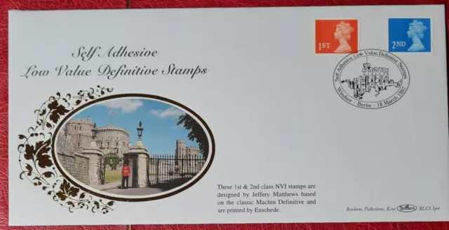 GB - 1997 - Benham Ltd FDC "Self Adhesive Low Value Definitive Stamps" BLCSSp4