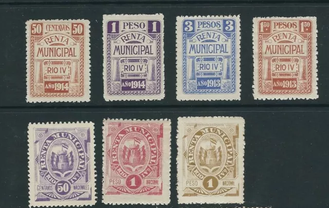 ARGENTINA RIO CUARTO circa(1913,?), REVENUES, MUNICIPAL INCOME, mostly MLH