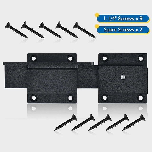Serrure De Porte Coulissante À Montage En Surface, Boulons De Verrouillage De Porte Durables Serrure De Porte Coulissante À Montage En Surface, Boulons De Verrouillage De Porte Durables