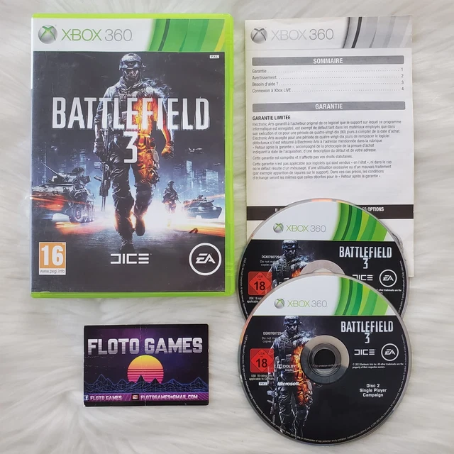 Jeu Xbox 360 Battlefield 3 - Version PAL FR Complète - Bon état