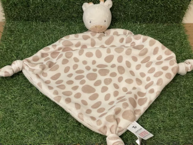 Sainsburys Tu Giraffe Comforter Blankie Comfort Blanket Soft Toy Soother Doudou