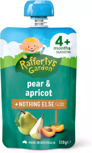Pear and Apricot Baby Food 120 G (Case of 6)