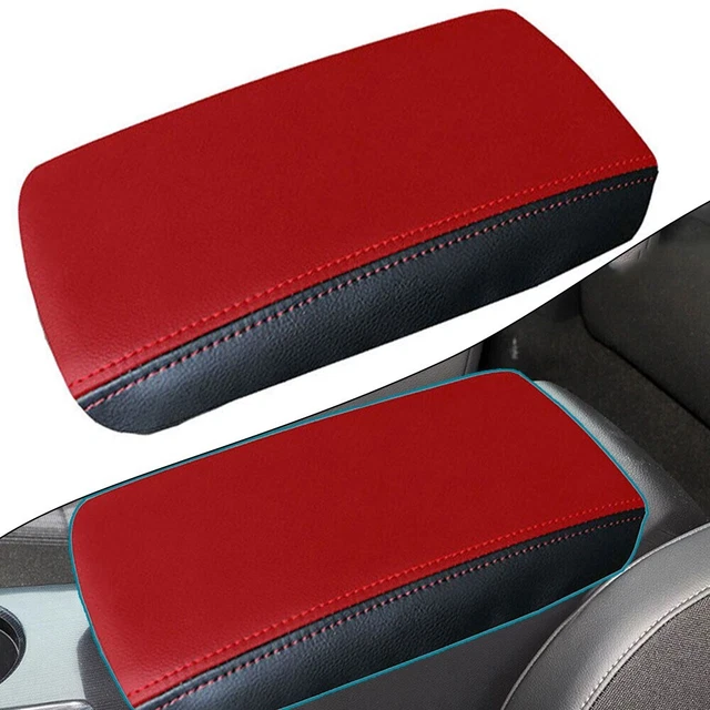 Housse Accoudoir Pour Mini Cooper R50 R56 F56 Etc. - Cuir PU, 19x29 Cm - Coussin Mémoire De Forme, Accessoire Personnalisation
