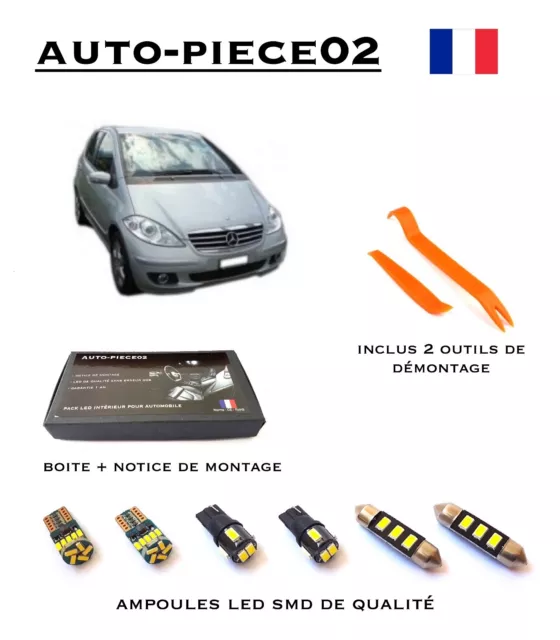 Pack FULL LED intérieur pour Mercedes Classe A W169 ( 2004 - 2012 )