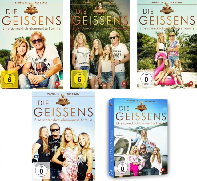 15 DVDs * DIE GEISSENS EINE SCHRECKLICH GLAMOURÖSE FAMILIE 11-15 SET # NEU OVP &