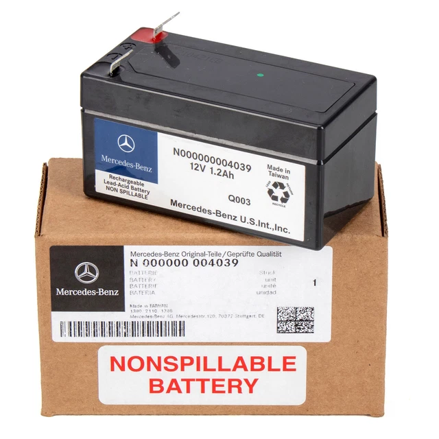 Q-Batteries Stützbatterie Für Mercedes - AGM Auxillary Batterie Ersatz