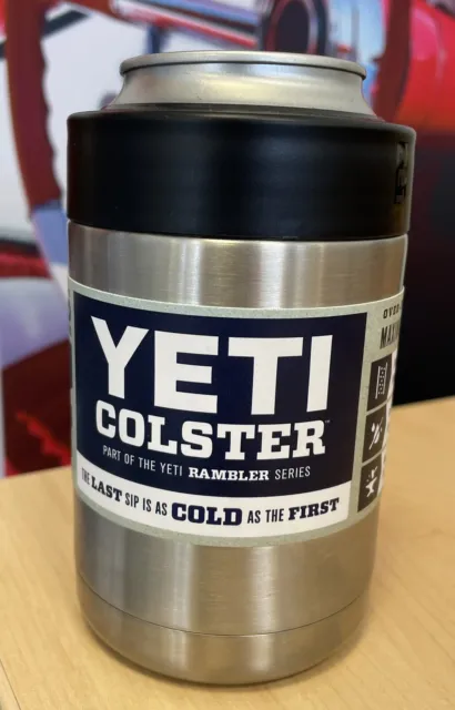 YETI Rambler 12 oz. Colster Slim Can Insulator Stainless Steel NEW WITH TAG