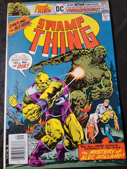 Swamp Thing #24   Dc Bronze Age   Final Issue Low Print    Nice Book  Vf/Nm