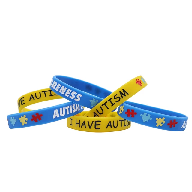Autism Acceptance Awareness Silicone Bracelet Wristband