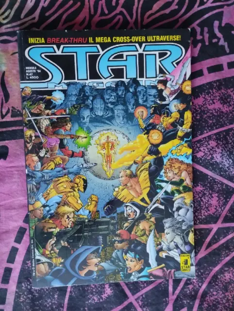 Albo Fumetto Star Magazine N.47 1994 Ultraverse Star Comics Next Men M4 Sludge