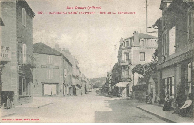 12 Capdenac Station Ah #AL0090 Street La Republic 1919