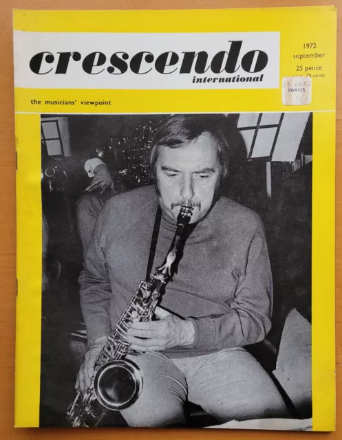 CRESCENDO - September 1972 - Vol 11 #2 - Ronnie Chamberlain