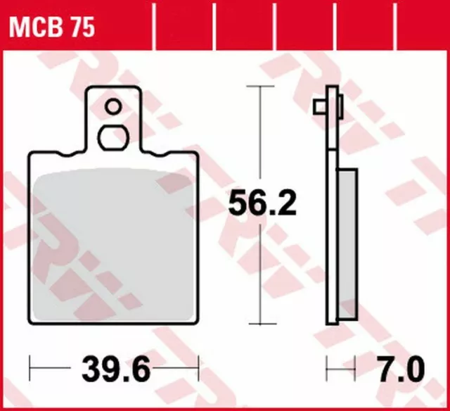 TRW Bremsbeläge hinten für Ducati Multistrada 620 , Pantah 650