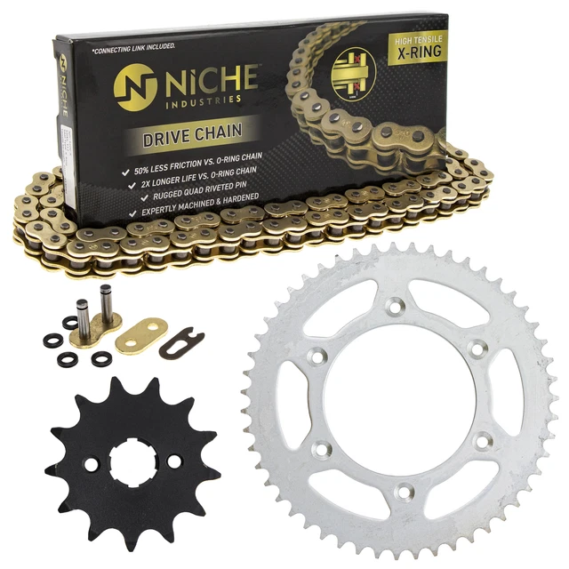 Pignone Catena Set per Honda CR125R 13/51 Dente 520 x-Ring Posteriore
