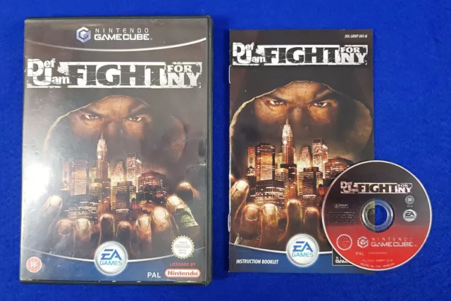 Def Jam Fight For NY The Takeover PSP MANUAL ONLY Authentic Insert