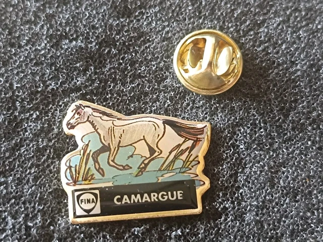 Pin's Collection Fina Cheval Camargue - Vintage Publicitaire - Fabriqué En Grèce
