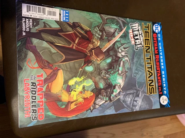 Teen Titans #12 1st Appearance Batman Who Laughs 2017 Dark Nights Metal