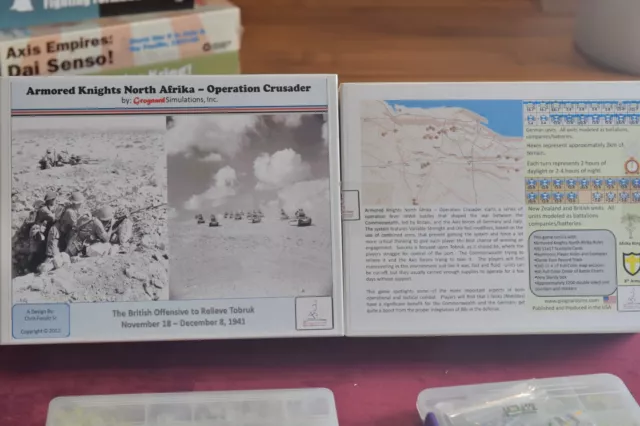 Armored Knights North Africa: Operation Crusader- Punched Great condition sorted