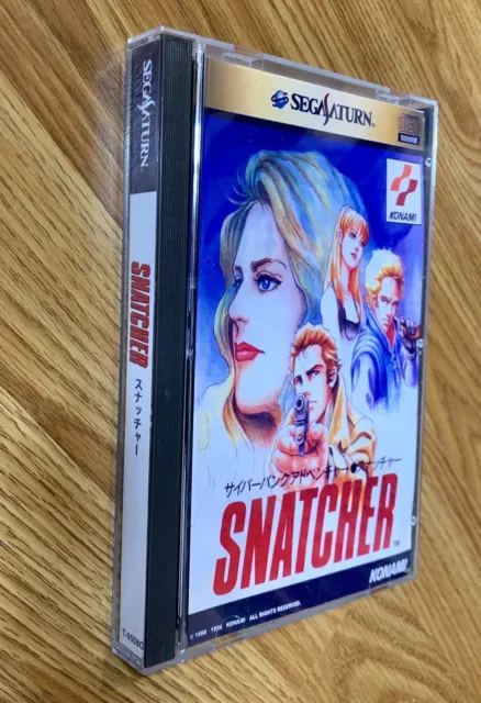Replacement Case Only - Snatcher - Sega Saturn JP - Next Day Shipping