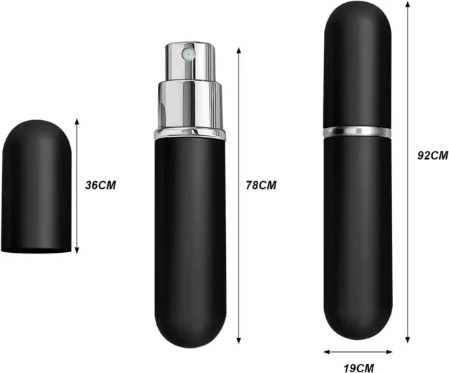 4 Stück 5Ml Parfümzerstäuber Mini Parfümzerstäuber Taschenzerstäuber Achfüllbar 2