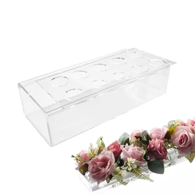 Modern AcrylicFlower Vase Simple Home Table Art Transparent Clear Nordic Vase