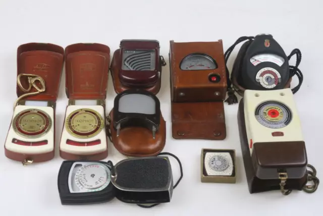 Bundle of Various Exposure Meters - 25 Piece