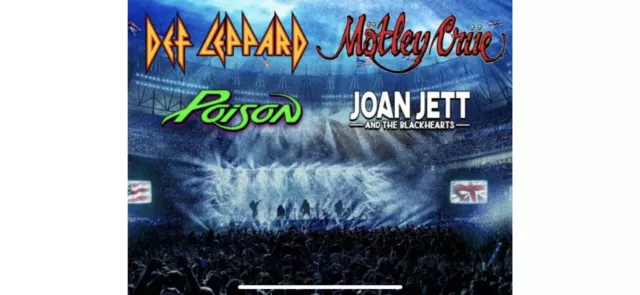 Def Leppard/Motley Crue/Poison Tickets