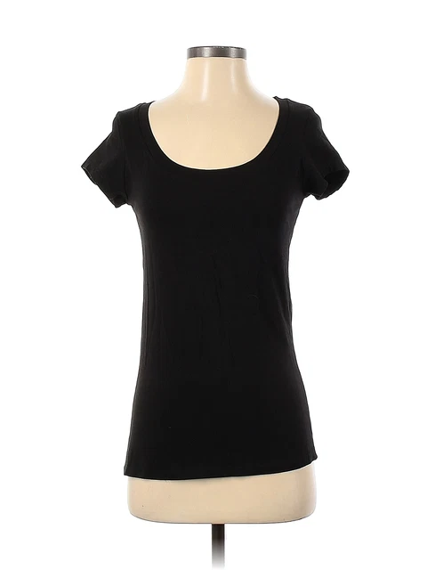 Carole Little Women Black Short Sleeve T-Shirt S