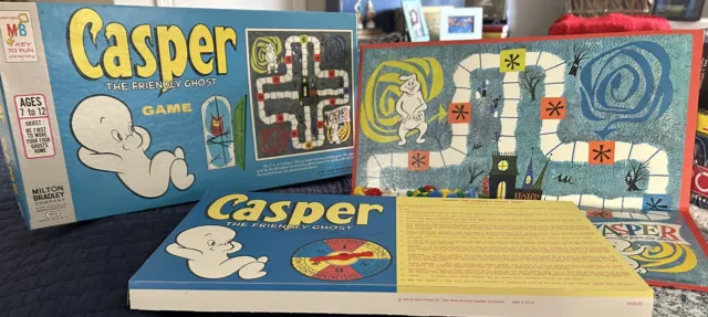 Casper The Friendly Ghost Board Game by Milton Bradley Vintage 1959 MINT UNUSED