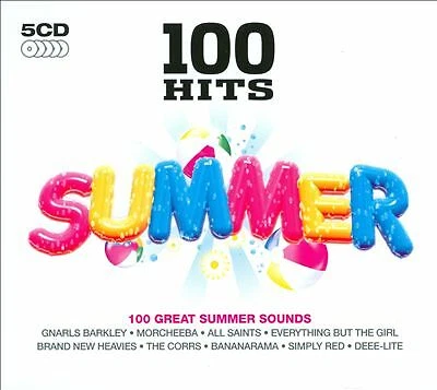 100 Hits: Summer 5 X CDs Set  (2010) Various Artists -New & Sealed