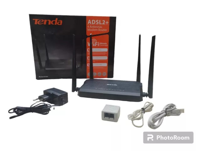 Modem Router Tenda Wifi Adsl D305 4 Antenne Personalizzabile Ean 6932849430011