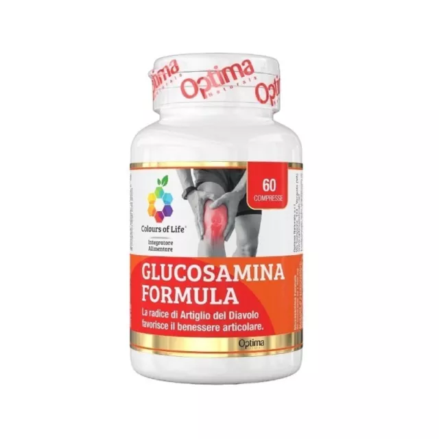COLOURS OF LIFE Glucosamina Formula - Bone & Joint Health Supplement 60 Tablets