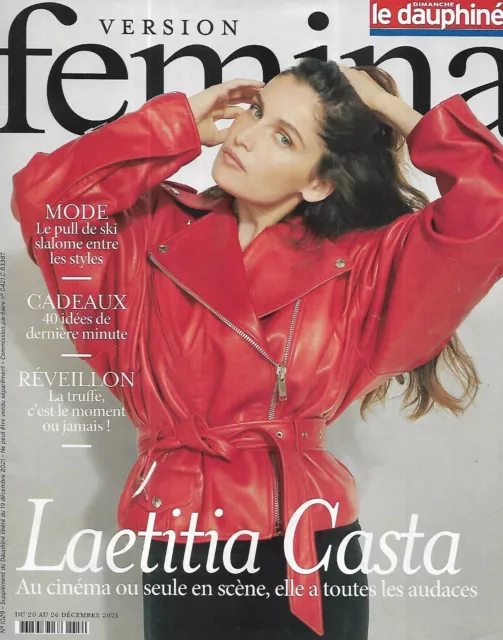 VERSION FEMINA n°1029 20/12/2021 Laetitia Casta/ Cuisine: la truffe/ David Bowie