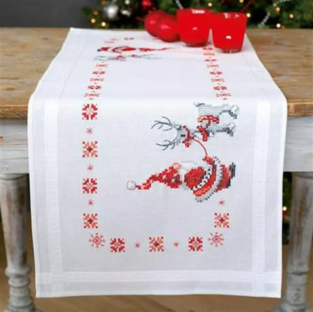 Vervaco Table Runner Vorgezeichnet Embroidery Package " Gnome " PN-0150617