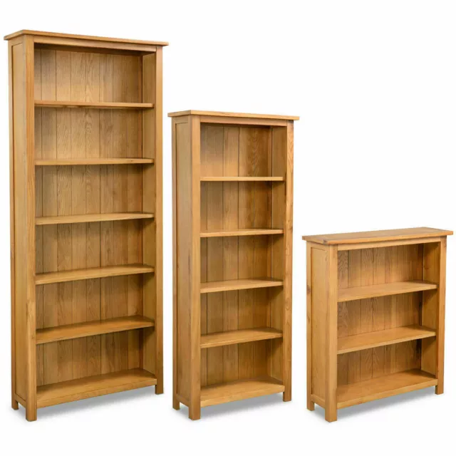 Bücherregal Massiv Holz Eiche Standregal Holzregal Büroregal Bücherschrank Regal