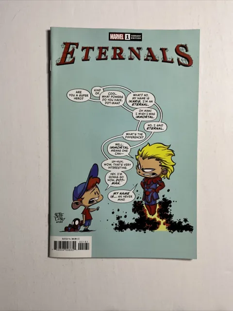 Eternals #1 (2021) 9.4 NM Marvel High Grade Skottie Young Variant Cover Comic