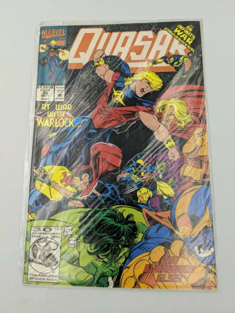 Quasar #38 NM+ 9.6 Marvel Comics 1992 Greg Capullo art