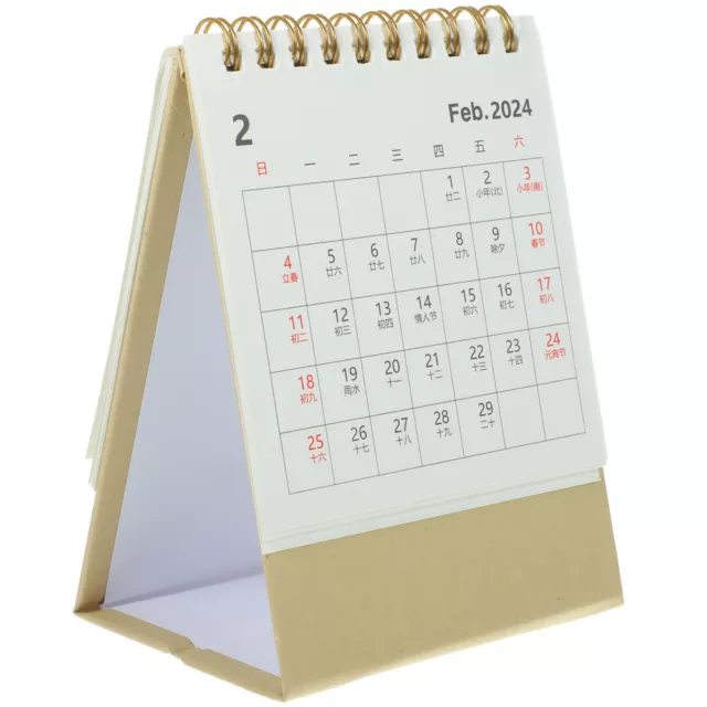 Desk Calendar 2023 2024 Daily Use Notes Table Top.webp