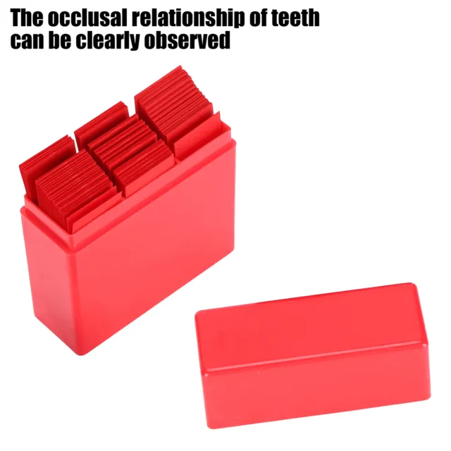 (Red)300x/box Dental Bite Articulating Paper Strips Dental Teeth Supplies CHW