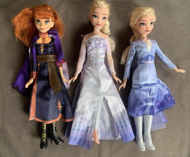 DISNEY FROZEN DOLL Bundle - Elsa & Anna including working musical ...