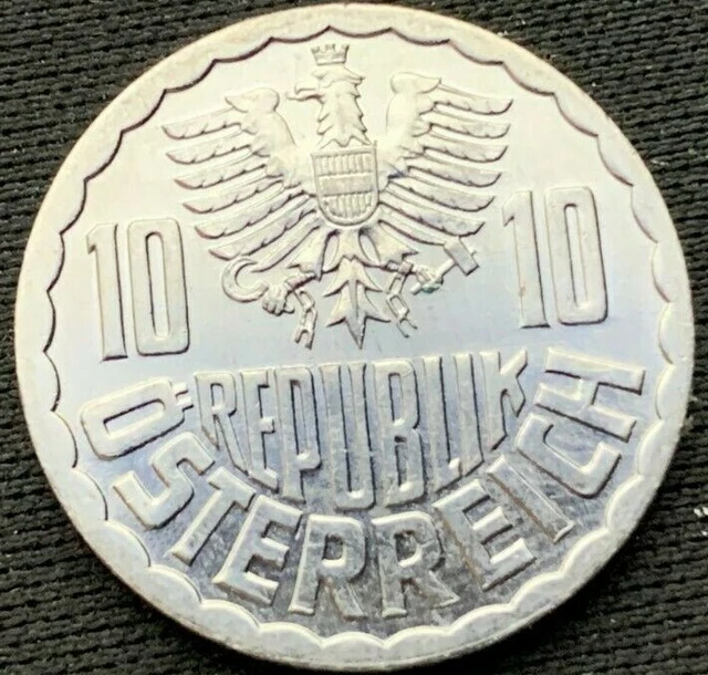 1994 Austria 10 Groschen Coin PROOF   ( MINTAGE 25K )  Rare World Coin   #K168 2