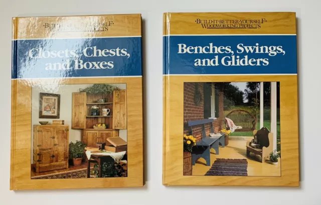 Lote de 12 libros de proyectos de carpintería Build It Better Yourself de Nick Engler